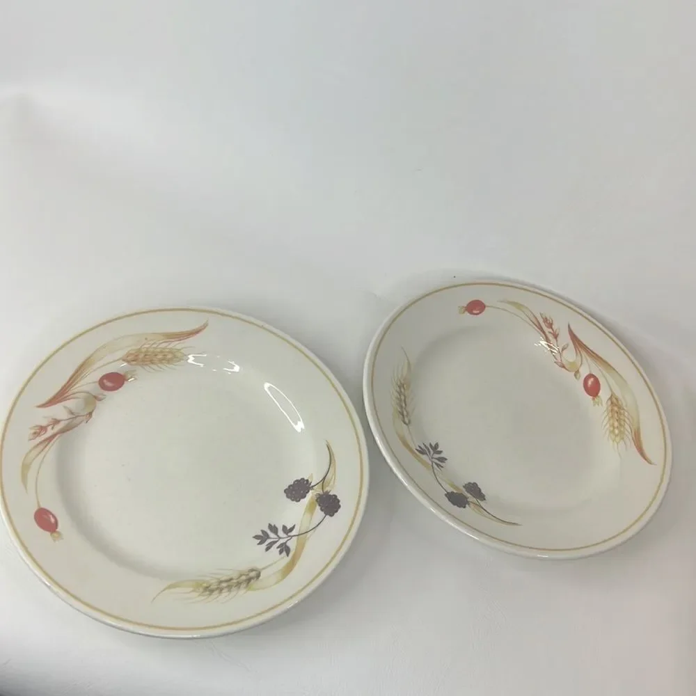 Churchill Bramble Side Plate 6 1/2 In  Each Faye Fine English Tableware Set 2